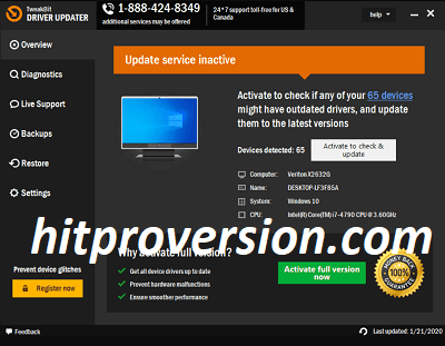 TweakBit Driver Updater Crack + License Key Download 2022